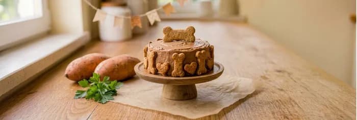 Bolo de aniversário de ração